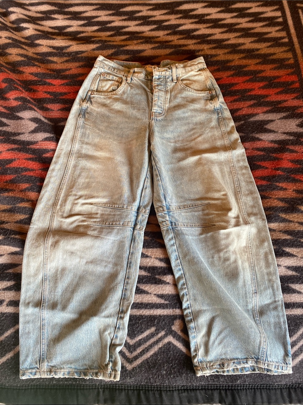 We The Free good luck mid-rise barrel Denim Jeans